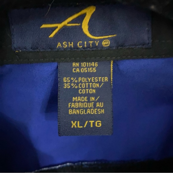 Ford Racing Black/Blue Mechanic Button Down Work Pit Crew Racing XL Short Sleeve - Picture 3 of 7